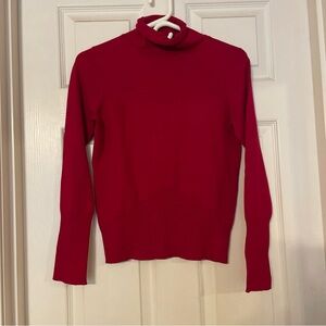 Silk/nylon/cotton Red Sweater J. Jill Size XS‎